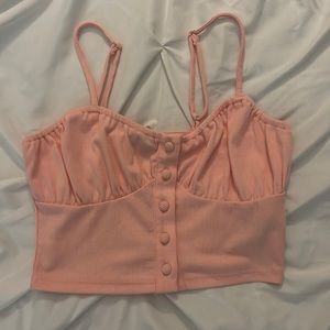 Pink Crop top